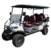 Гольфкар GreenCamel Сонора A42L (4+2, 4kW AC, R14 литые) LUX lifted 